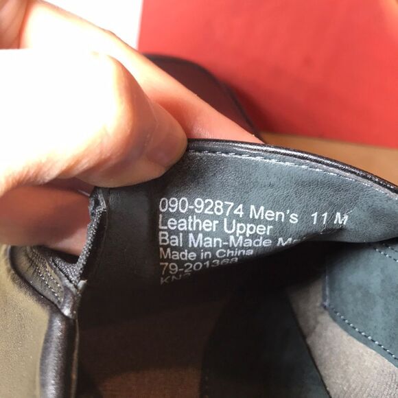 Dockers Leather Pro-Style All-Motion Comfort Shoes Black Sz 11 - Picture 8 of 9